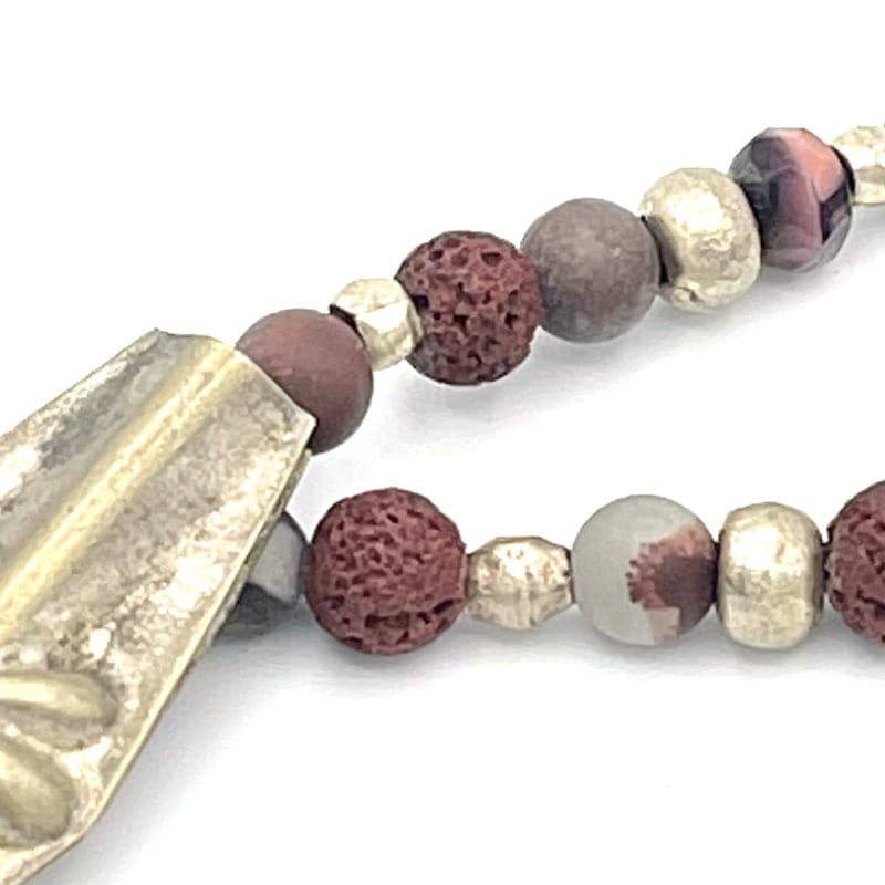 Boho Kuchi Tribe Flower Charm Bracelet