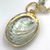 Petite Real Abalone Shell Charm Necklace