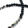 Mid-length Onyx Pearl Mermaid Bead Necklace