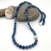 Baroque Pearl and Blue Aventurine Gem Long Necklace