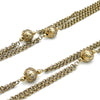 Vintage Monet Filigree Bead Chain Necklace