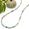 Long Amazonite Pearl Bead Necklace