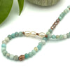 Long Amazonite Pearl Bead Necklace