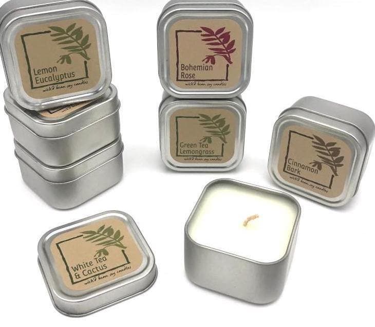 Vegan Soy Wax Travel Tin Candle 