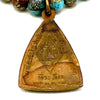 Copper Buddha Pendant Mala Necklace 