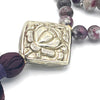 Burgundy Eudialyte Gemstone 108 Bead Mala Necklace 