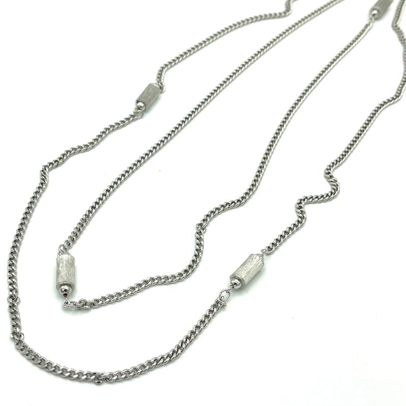 Margiela double hot sale chain necklace