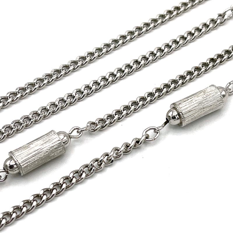 Monet silver deals chain link necklace