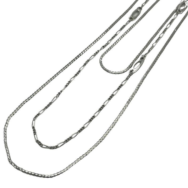 Vintage Monet Silver Triple-Strand Necklace