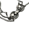Vintage Monet Silver Triple-Strand Necklace