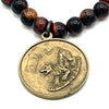 Year of the Tiger Brass Pendant Necklace